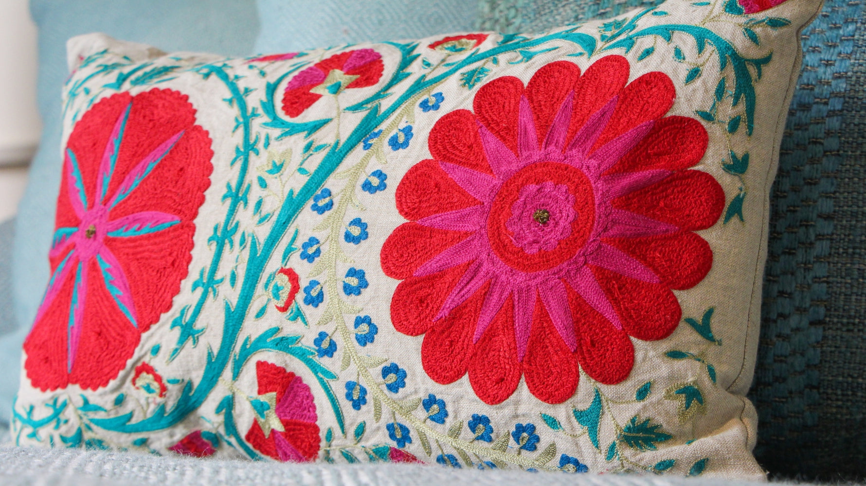 Unveiling the artistry: a behind-the-scenes look at our suzani cushions