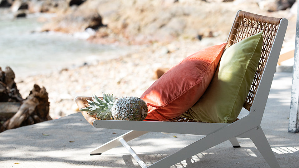 Soak up the Sun with outdoor cushions, seating and lanterns