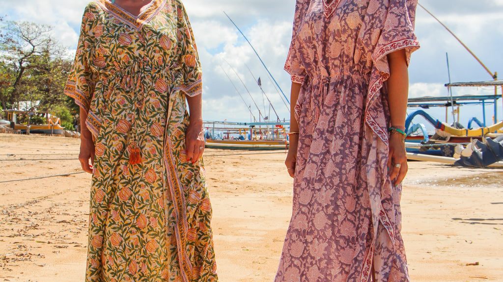 How to wear a kaftan dress