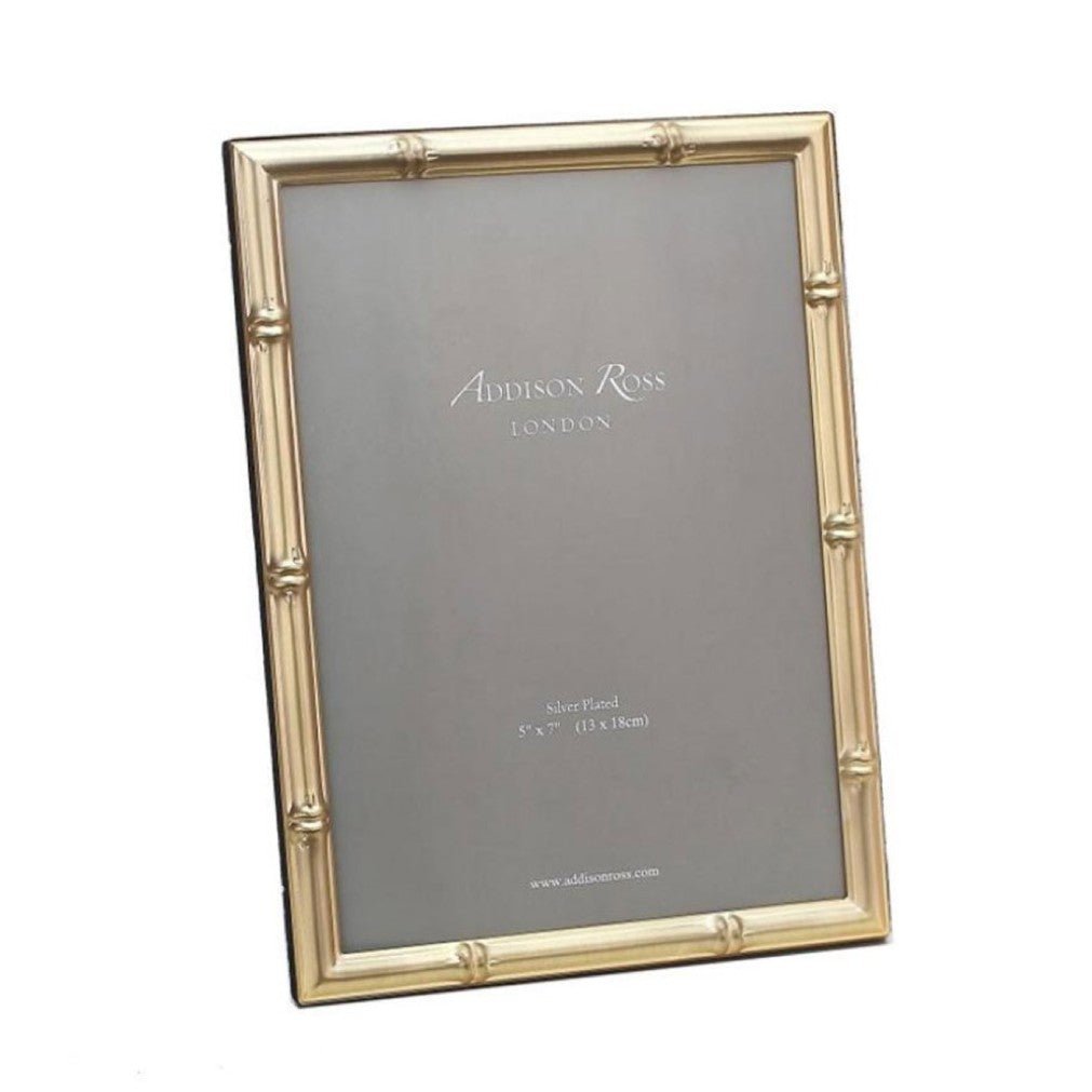 Addison Ross slender gold bamboo photo frame