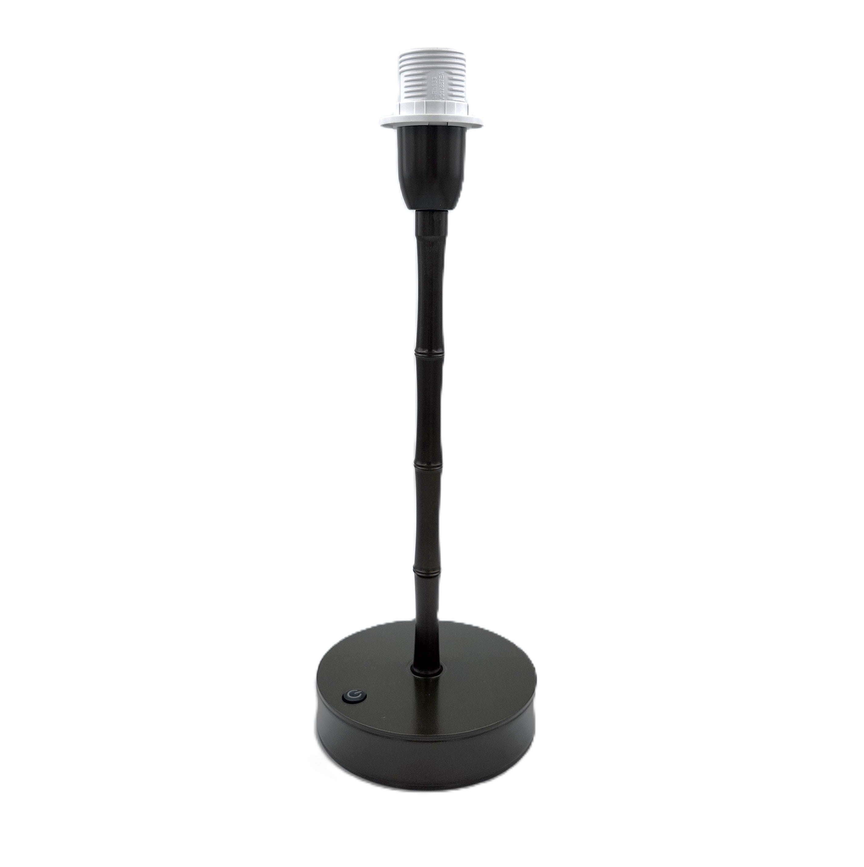 Addison Ross rechargeable bamboo LED lamp base in bronze, cordless