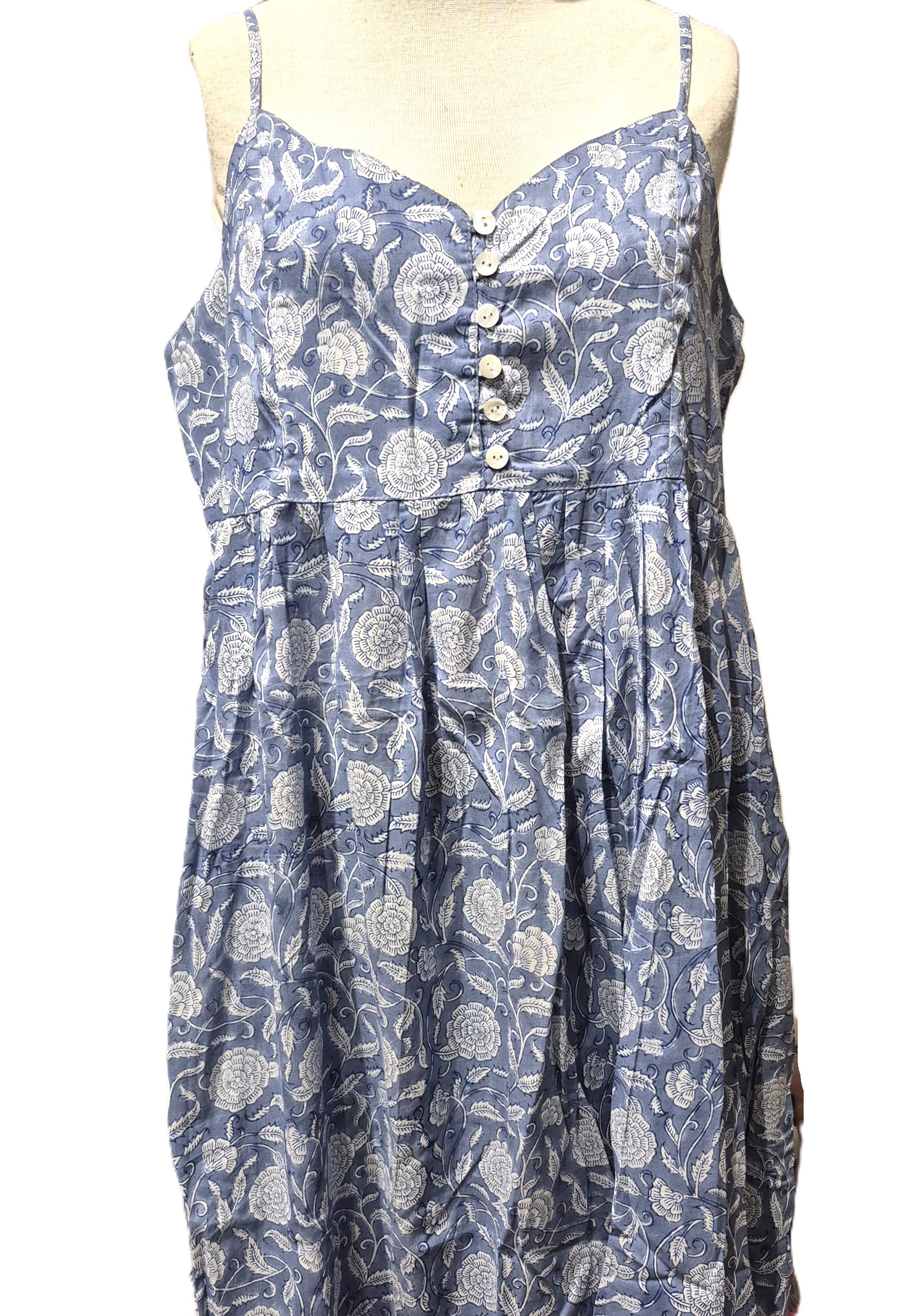 Block-print cotton sundress, Blair design