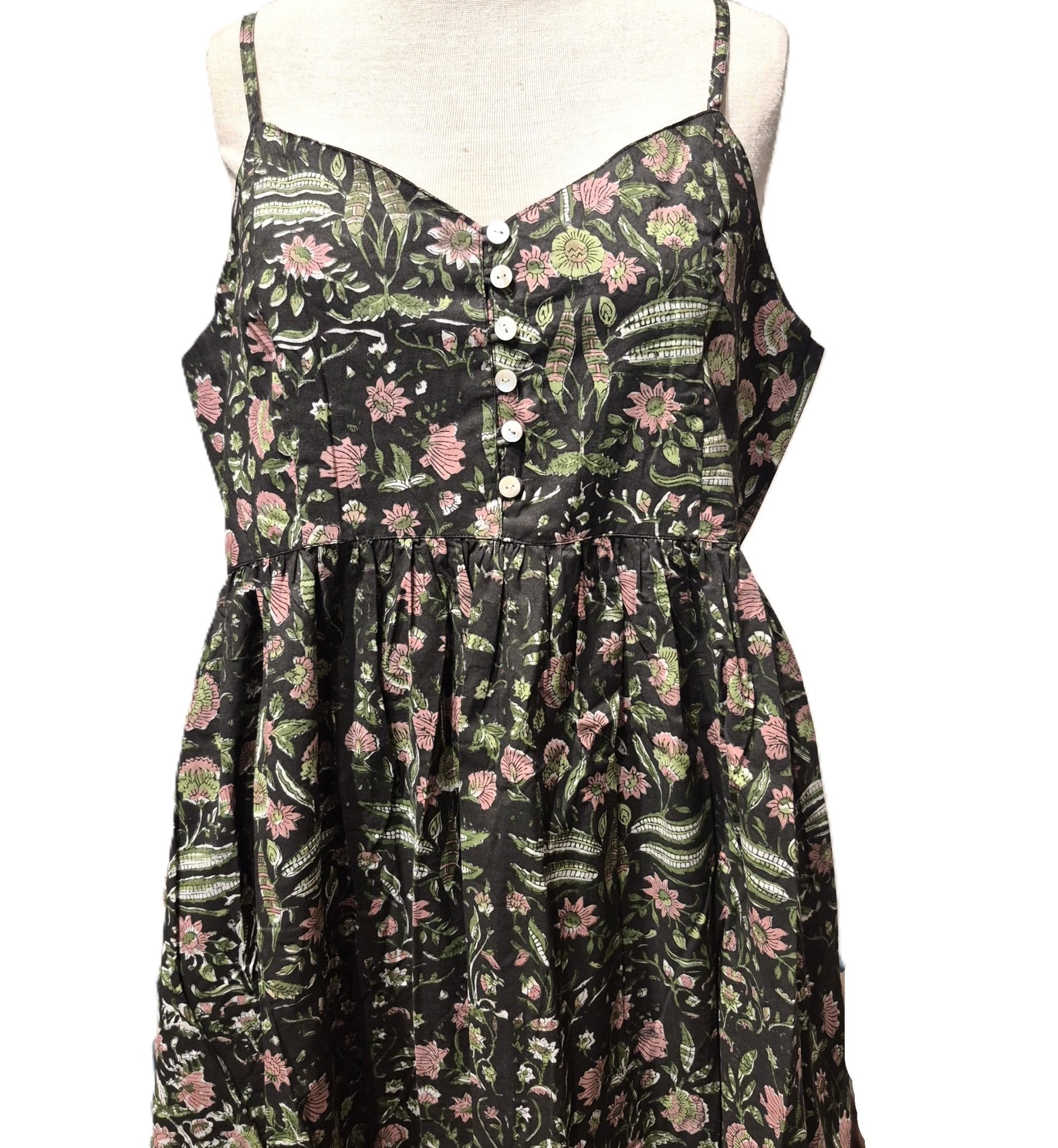 Block-print cotton sundress, Mia design