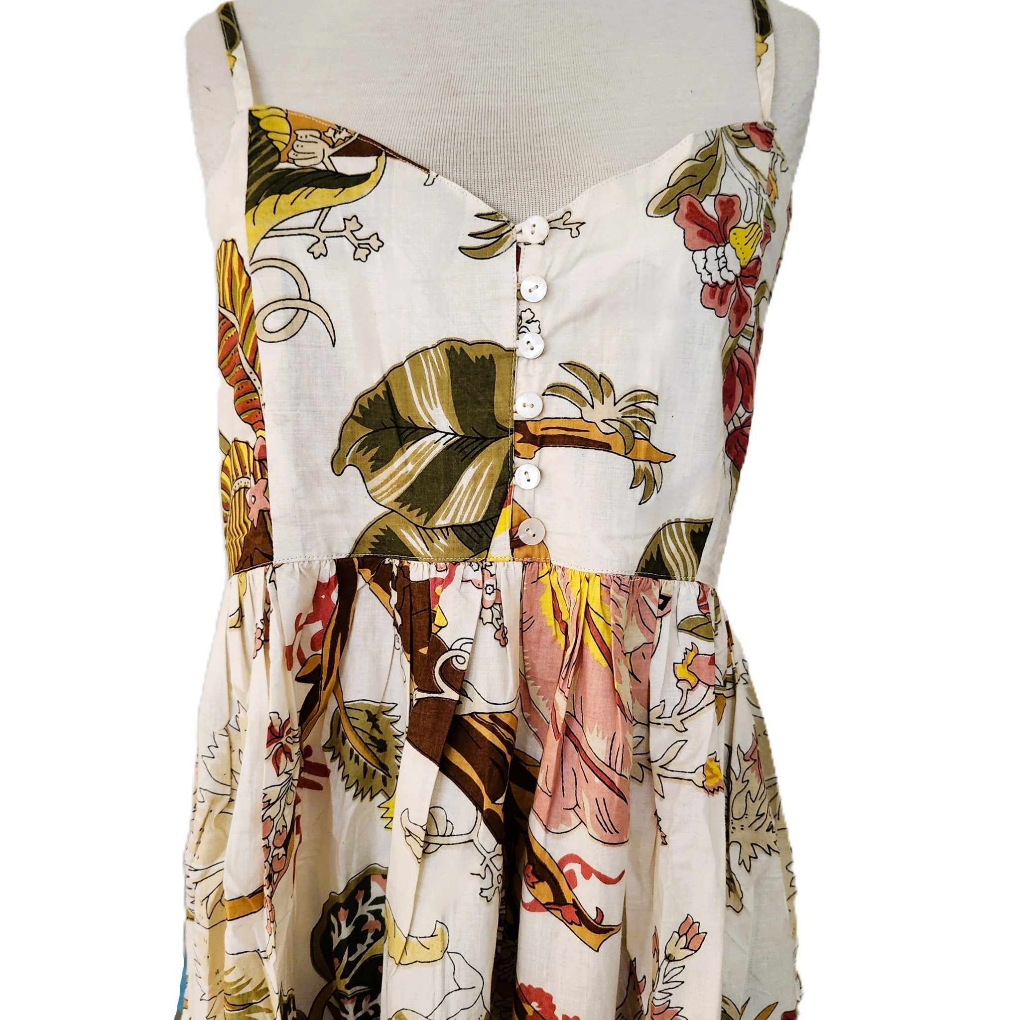 Block-print cotton sundress, Estella design