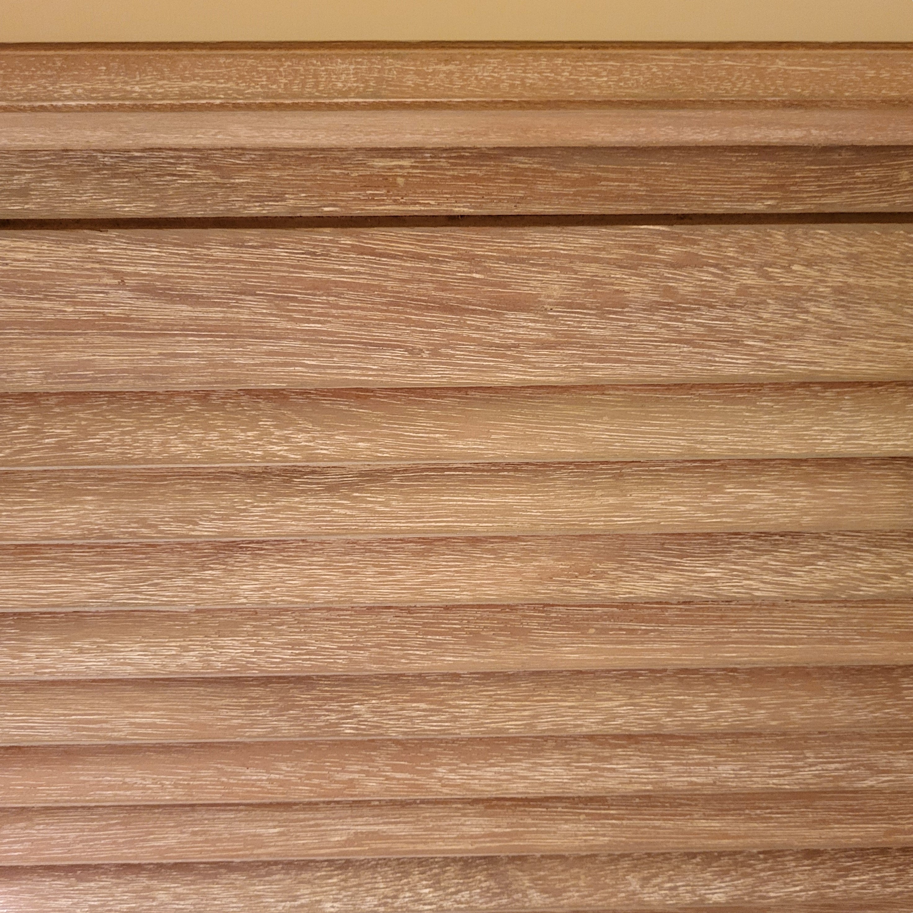 Bosham double bed frame in colour-washed mango wood