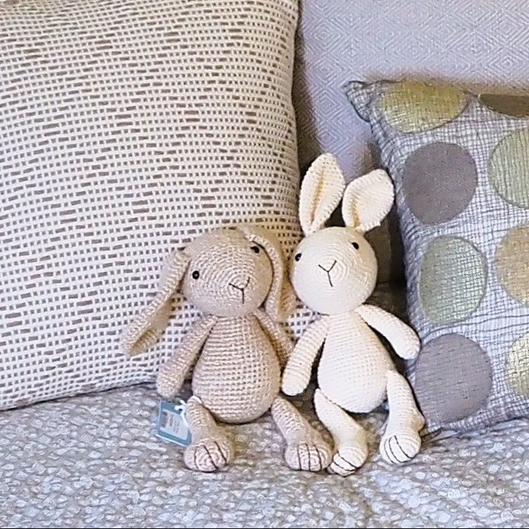 Portuguese mosaic recycled cotton cushion in beige, 45 cm with other cushions