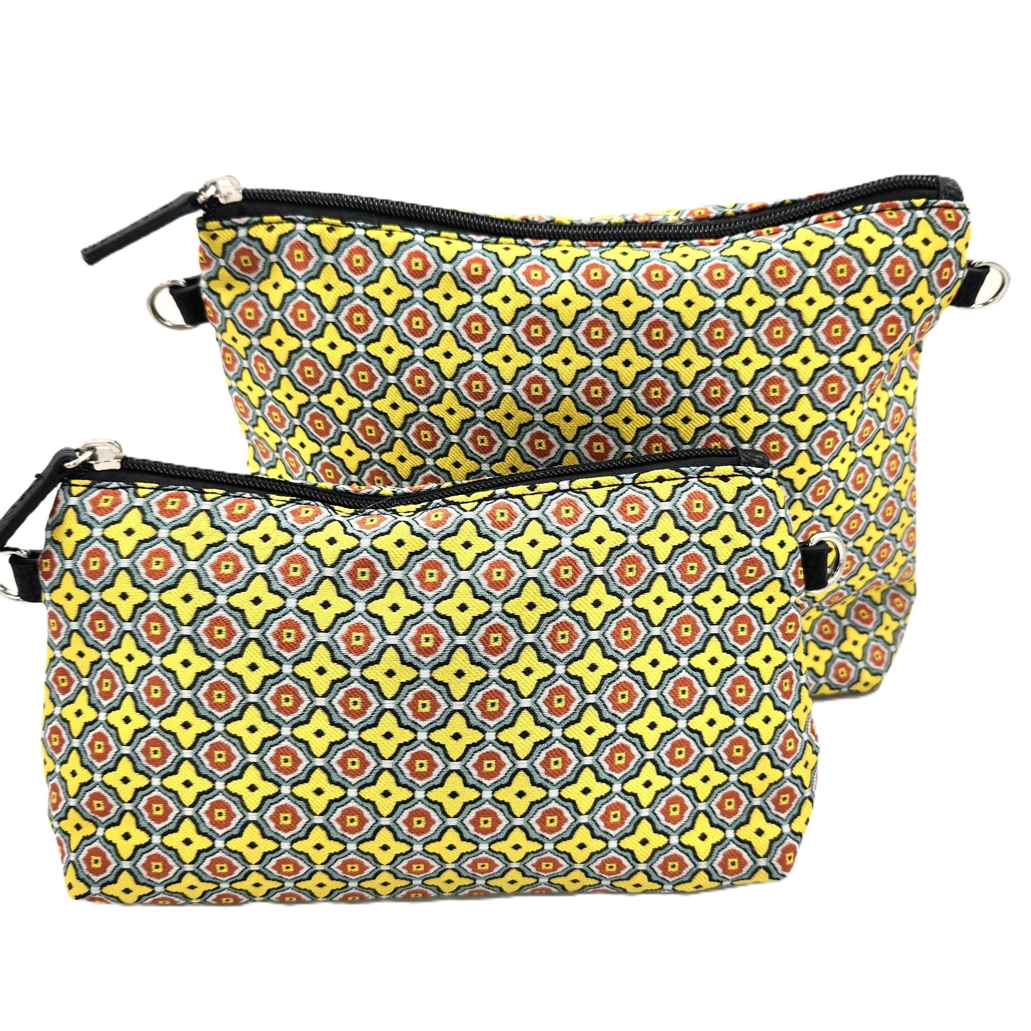 Artist Mosaic cosmetic bag in yellow