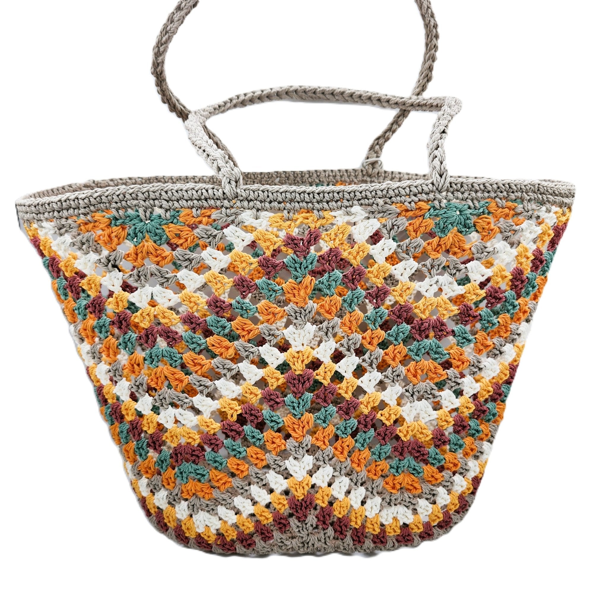 Summery crochet picnic basket, Ceannis