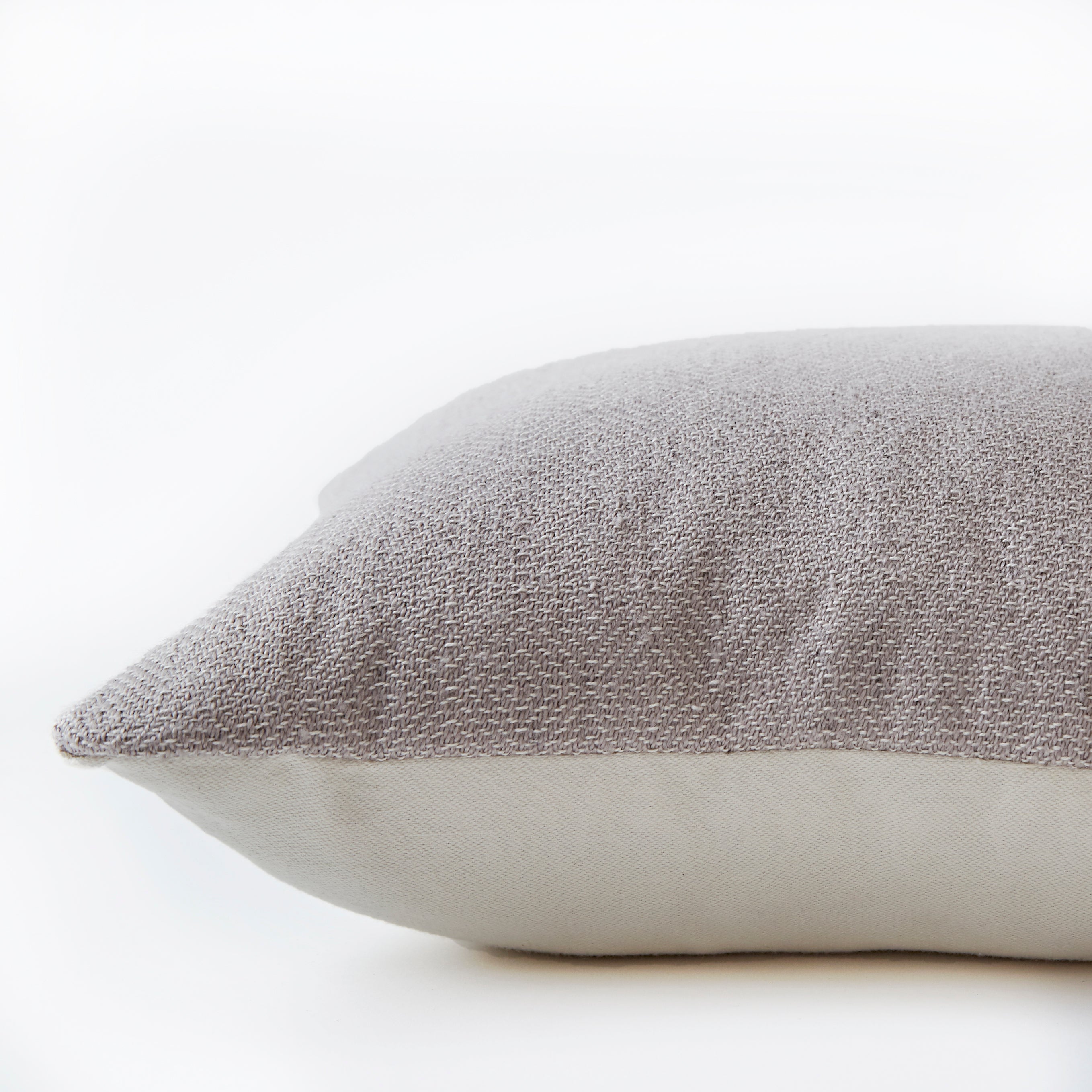 Chinchilla diamond cushion in recycled-yarn weave