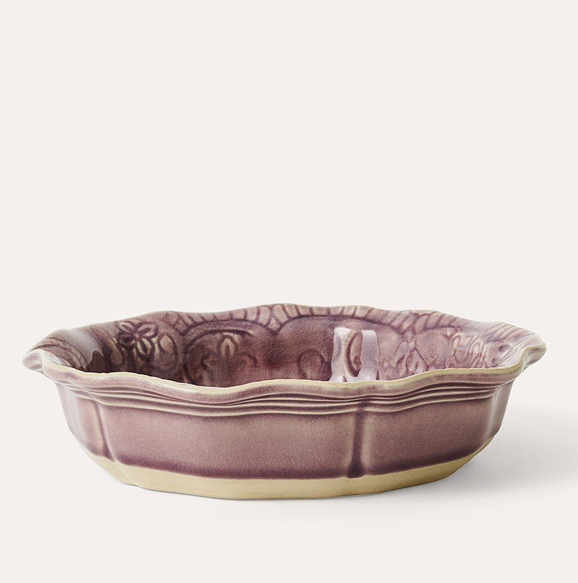 Sthal lavender small bowl with scalloped edge, stoneware, 17cm, made in Portugal