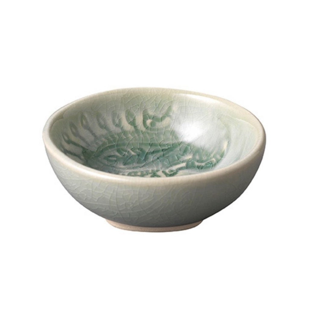 Sthal antique small dip bowl, white stoneware, 8cm, made in Portugal