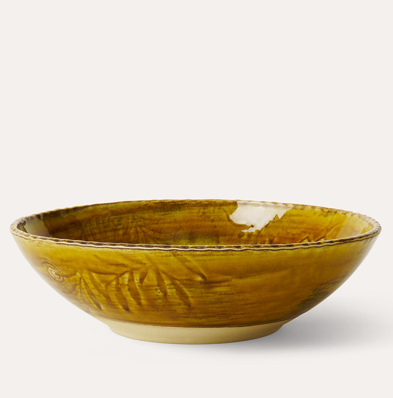 Sthal pineapple small serving bowl with cracked glaze, stoneware, 24cm, made in Portugal