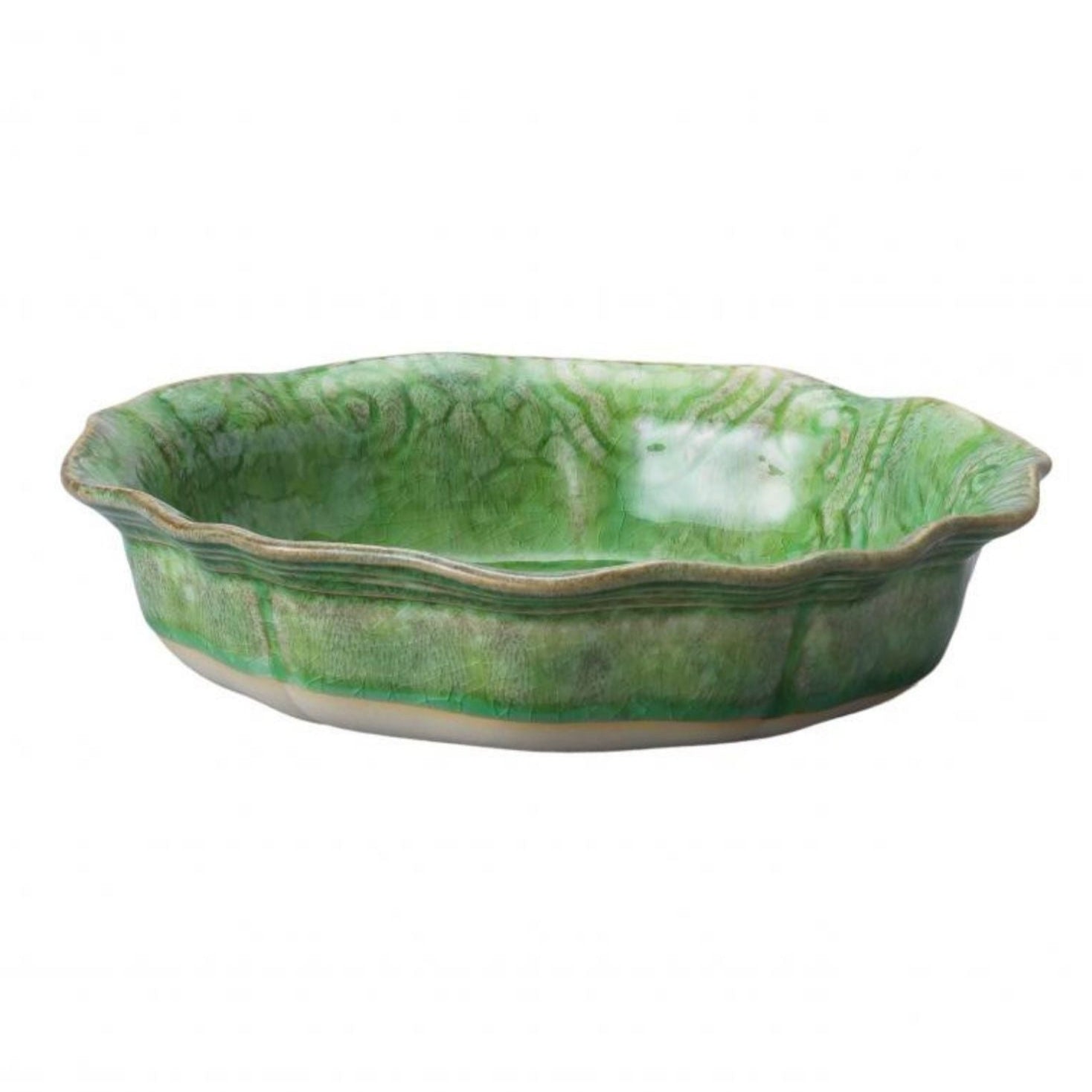 Sthal seaweed scalloped small bowl, stoneware, detail