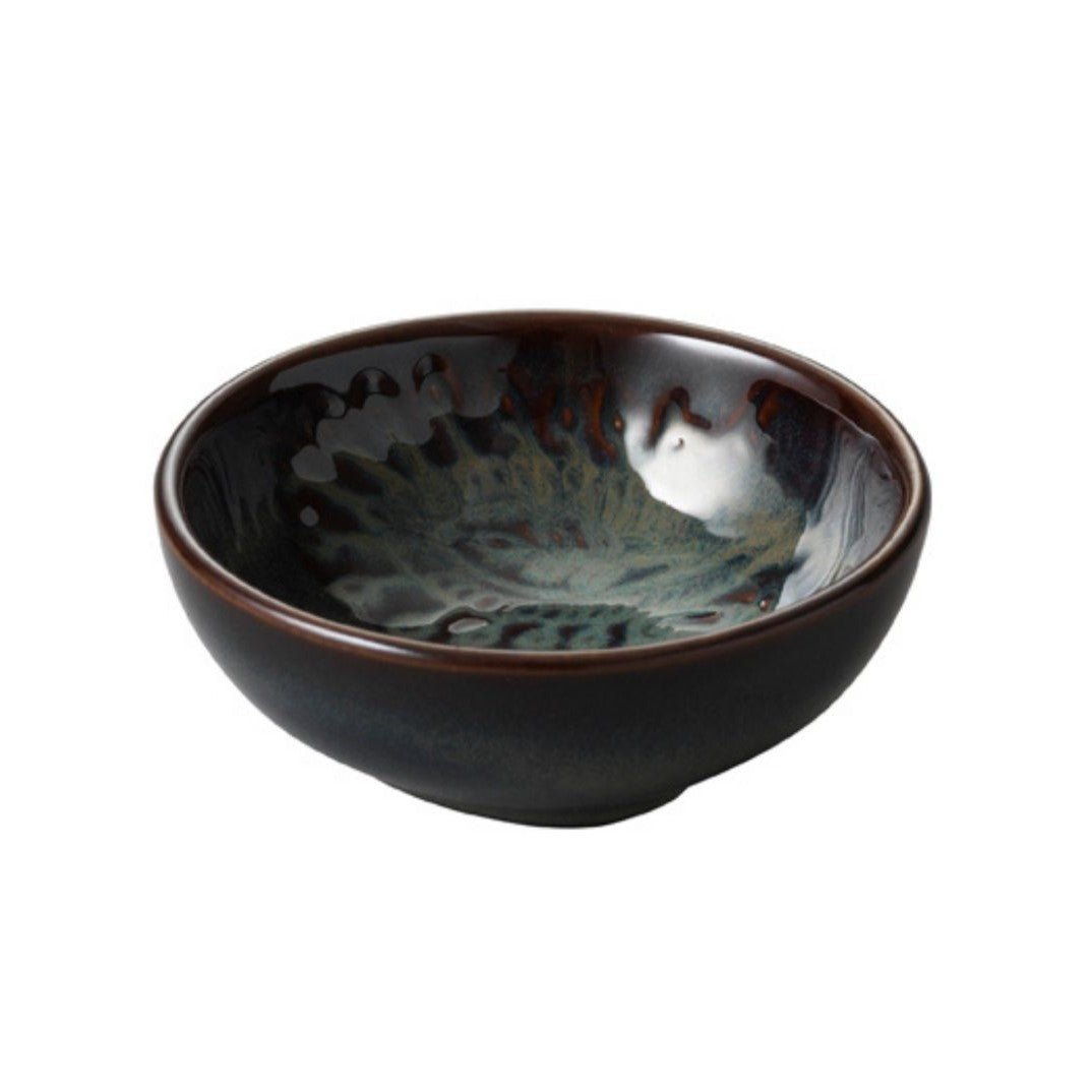 Sthal fig small dip bowl, stoneware, detail