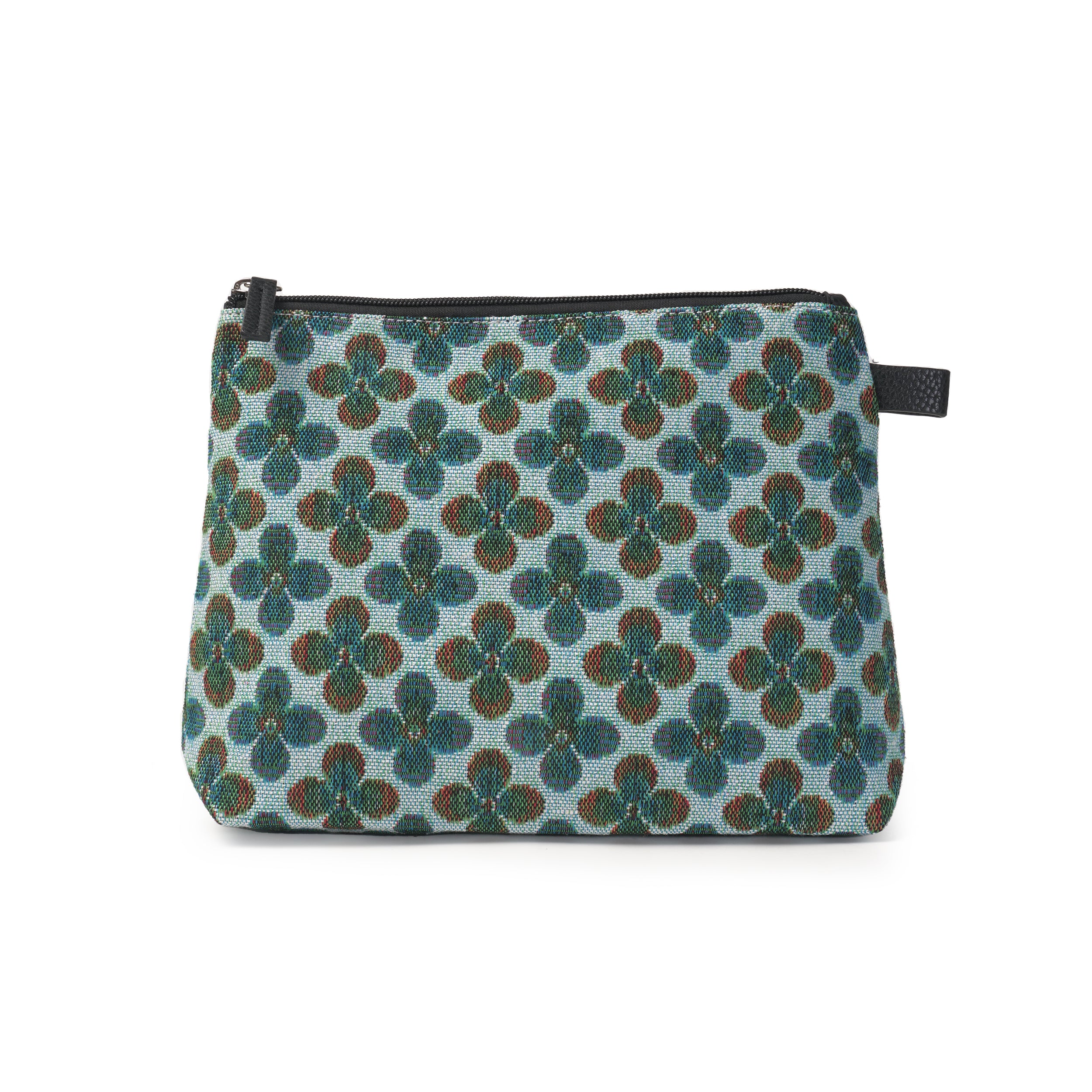 Aqua Clover make-up bag, Ceannis