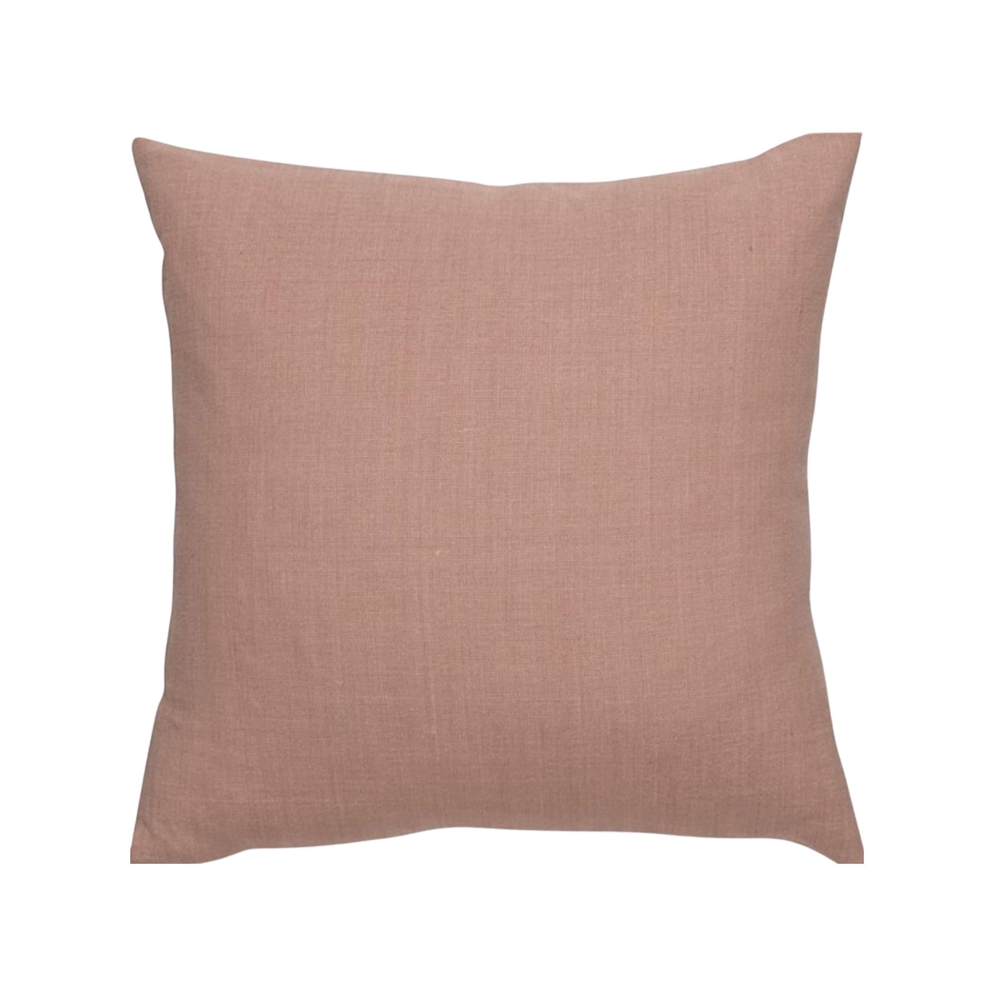 Sonora cotton cushion cover in butternut, 50 cm