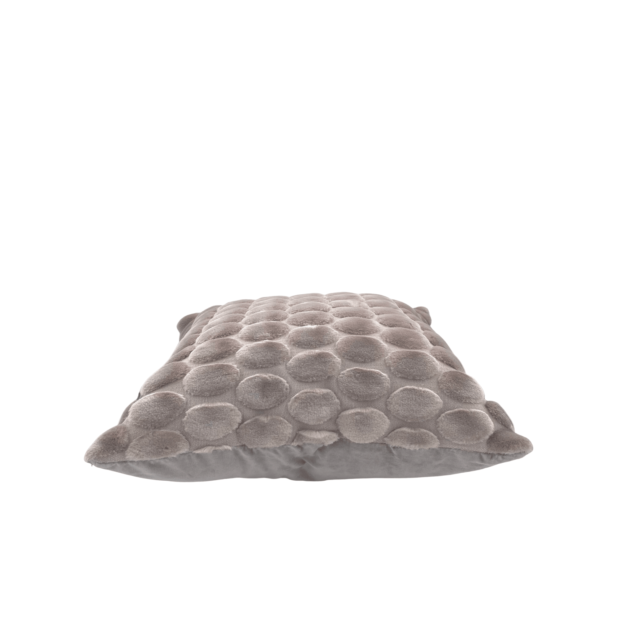 Egg Velvet Cushion dusty pink by Ceannis, 50 x 50 cm, styled alongside Ceannis bags and accessories