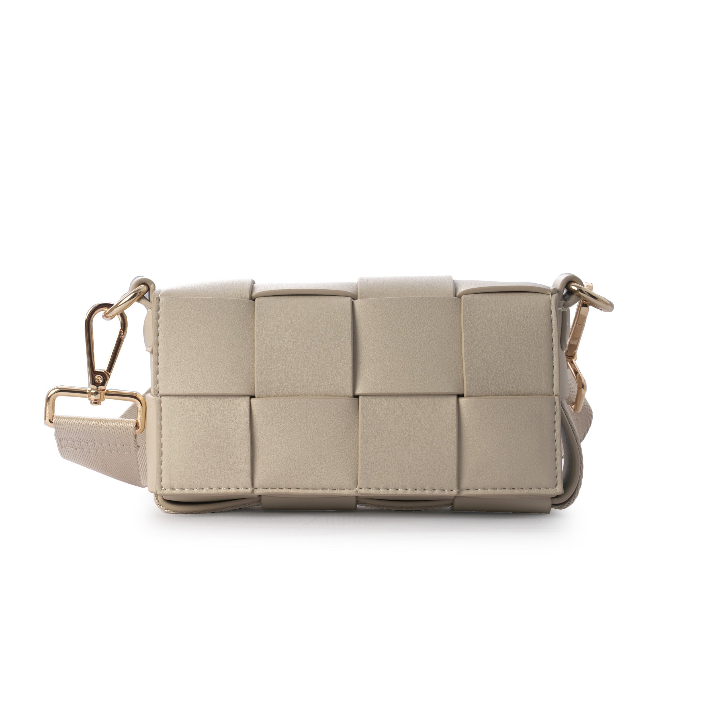 Braided grey crossbody bag by Ceannis