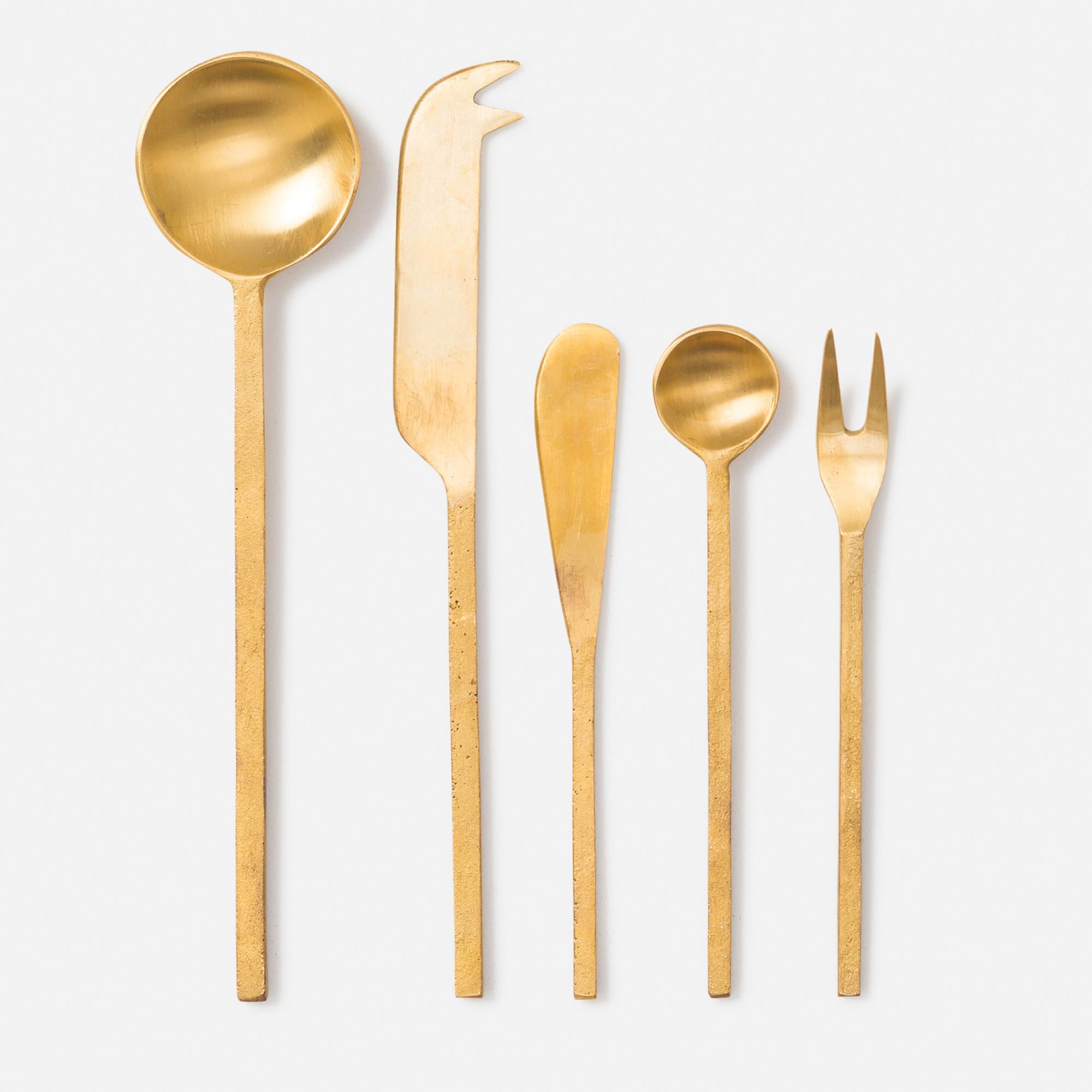 Hand Forged Dish Spoon Brass