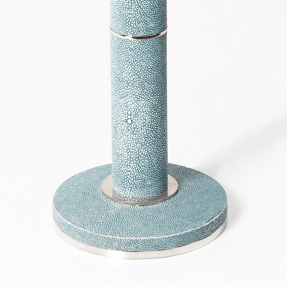 Diss Column Table Lamp Shagreen Teal