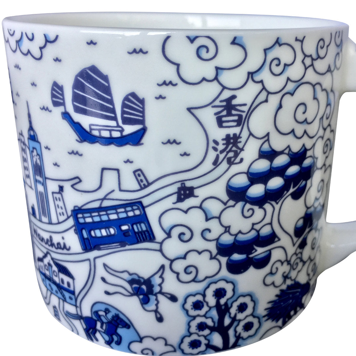 Faux Willow Series HK Mug Blue