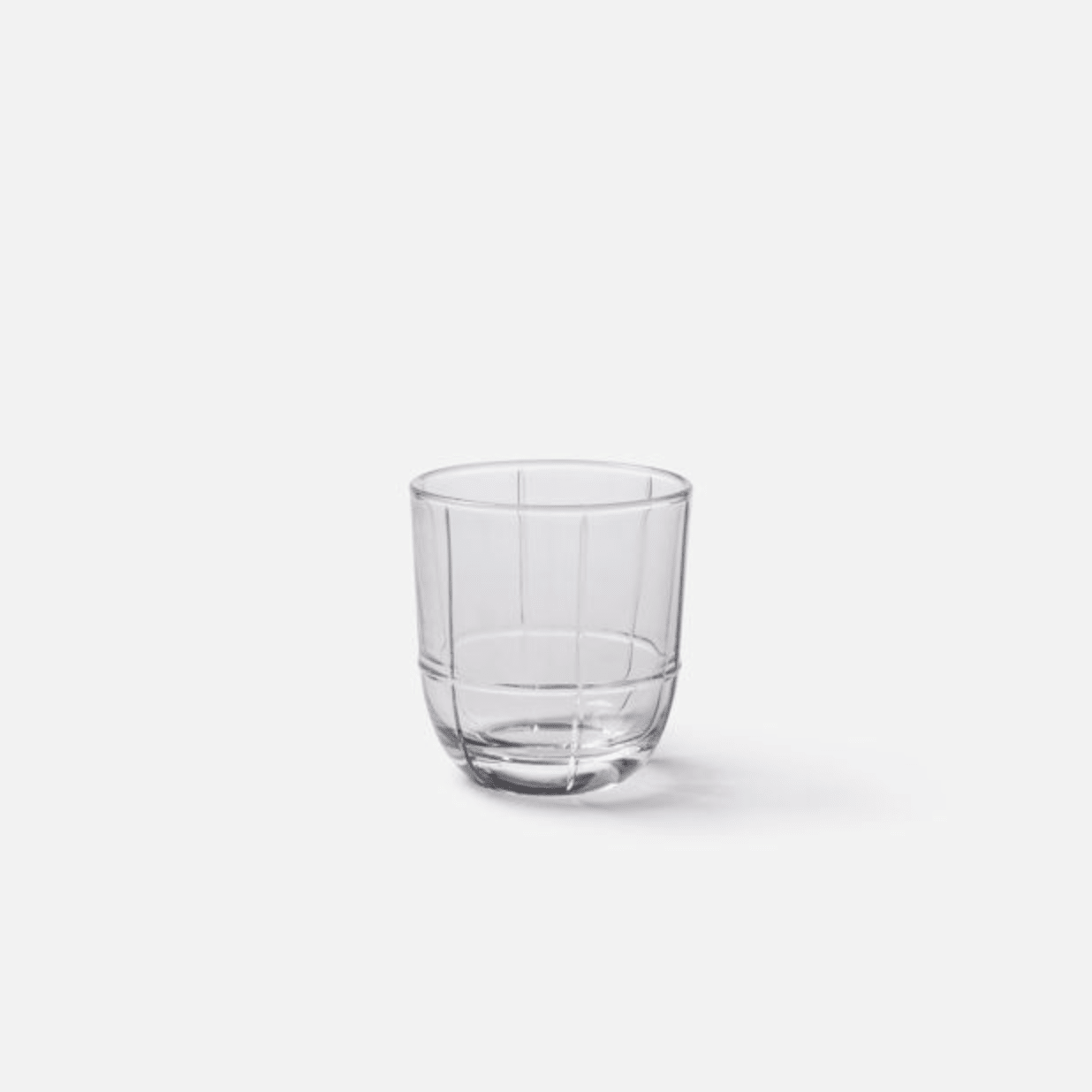 Grid tumblers by Citta Design, set of four glasses with a grid design, 225 ml
