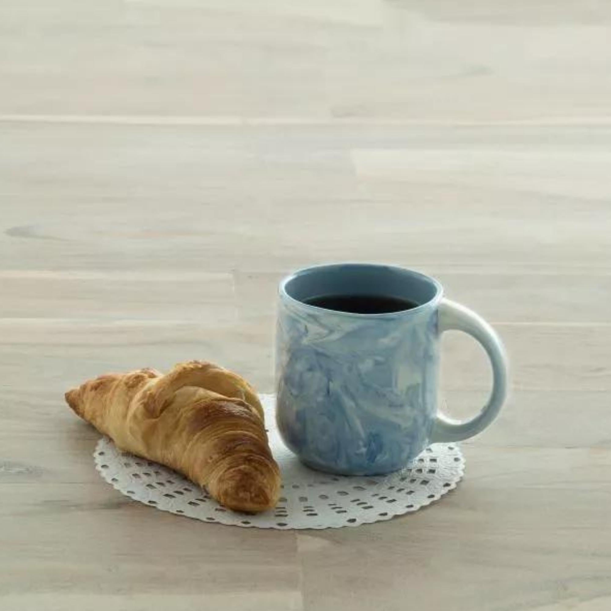 The Earth ceramic coffee mug, handcrafted, 250ml