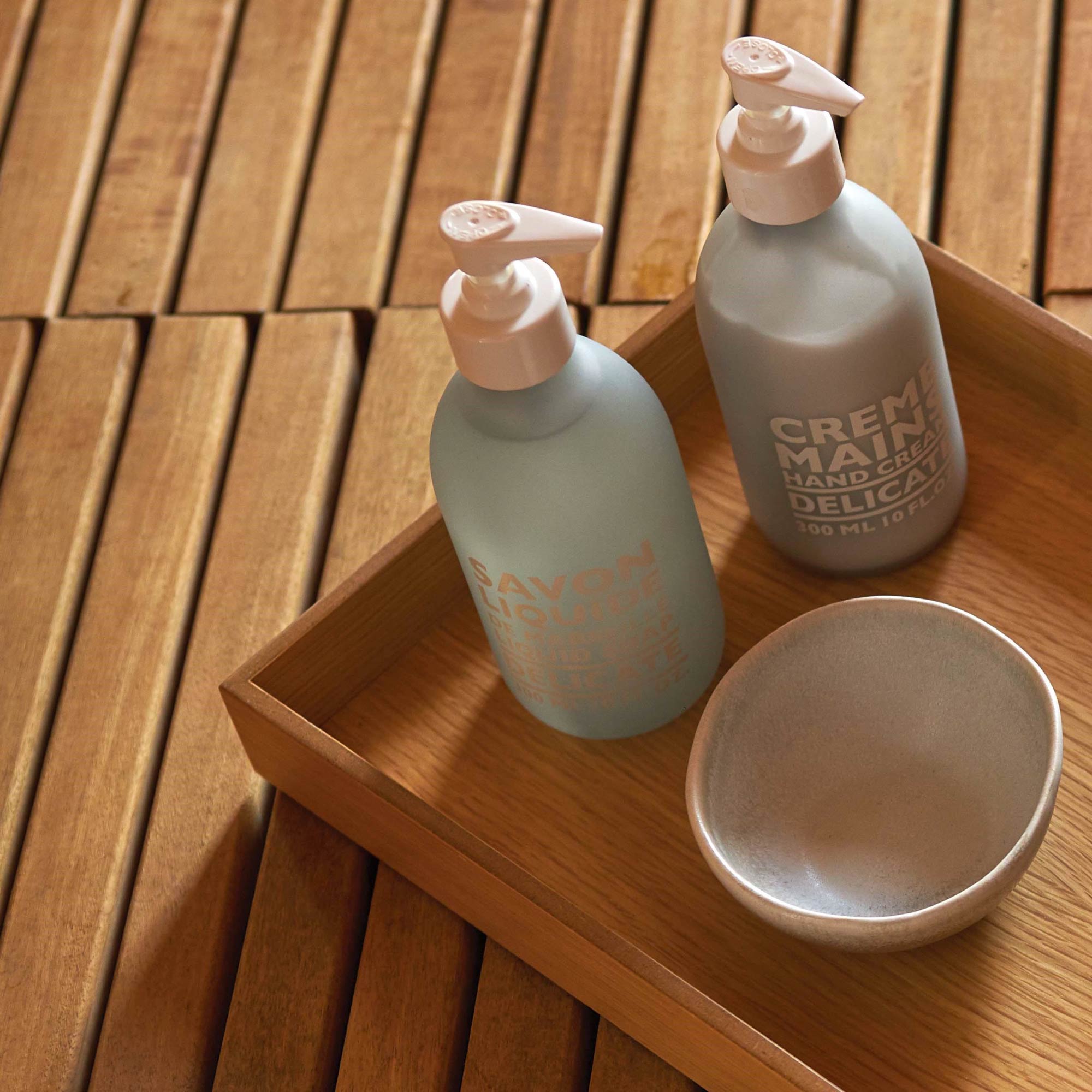 Oku storage tray in oak veneer, stackable, Citta Design