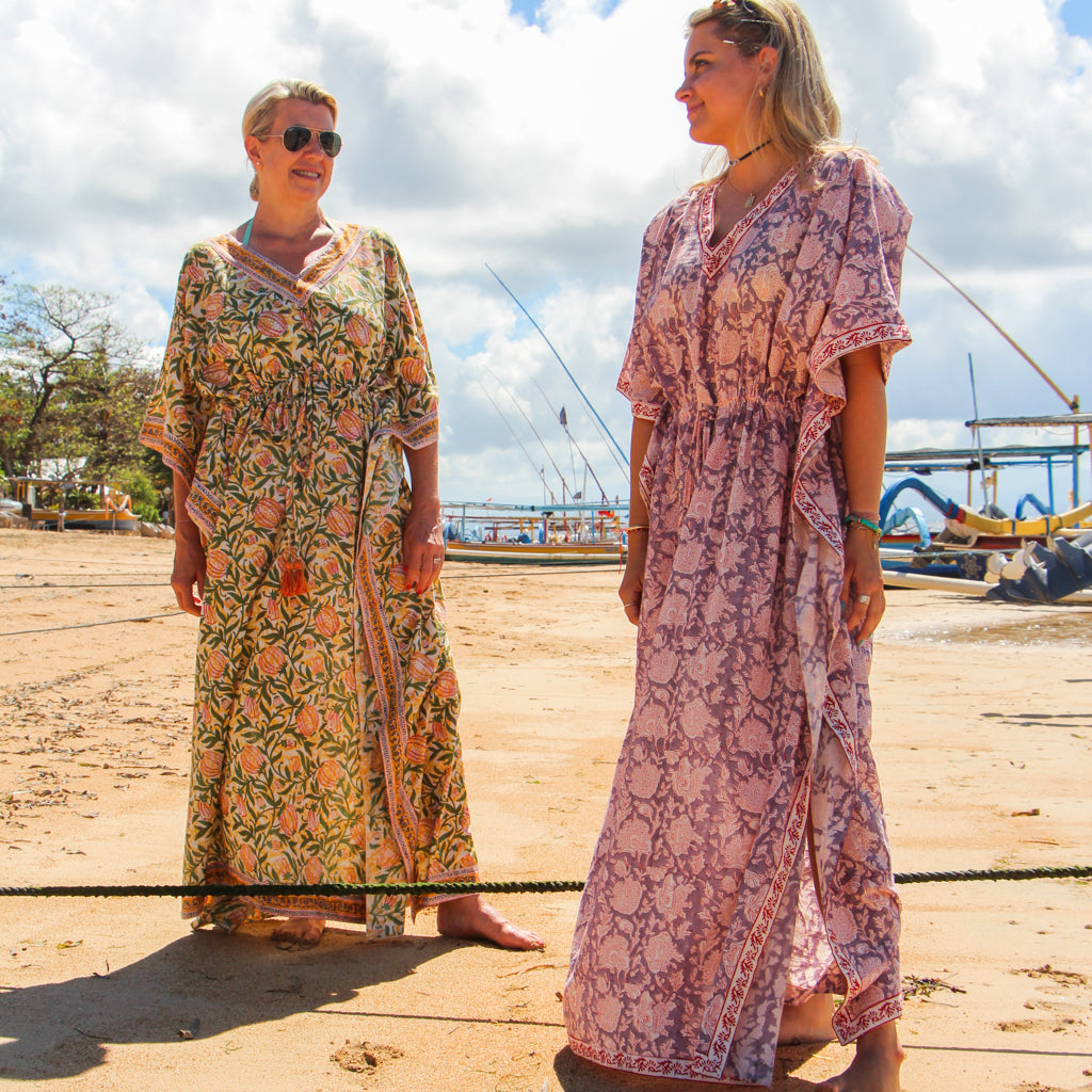 How to wear a kaftan dress