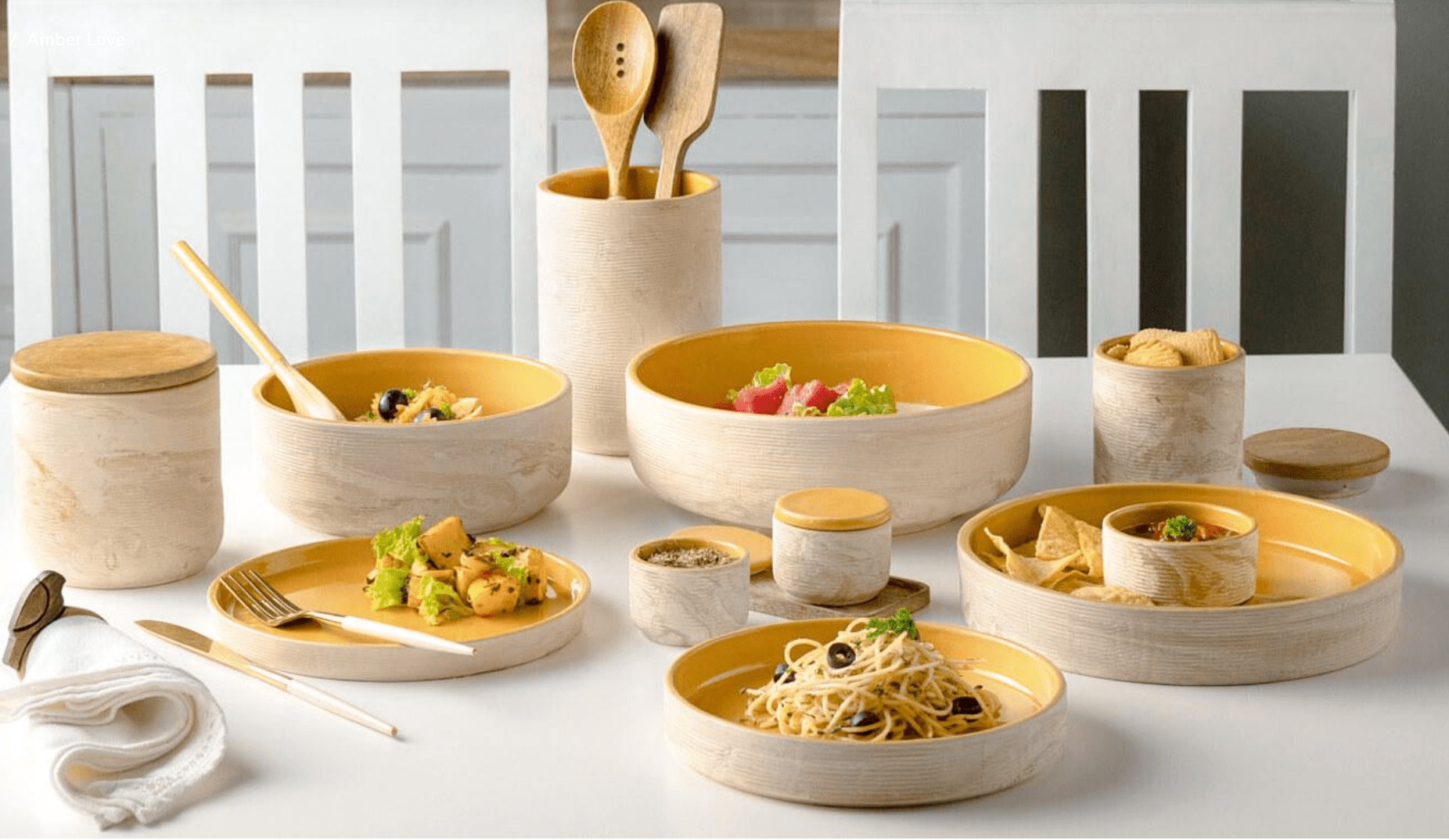 Ellementry collection at Inside Living Hong Kong: mango wood and ceramic homeware