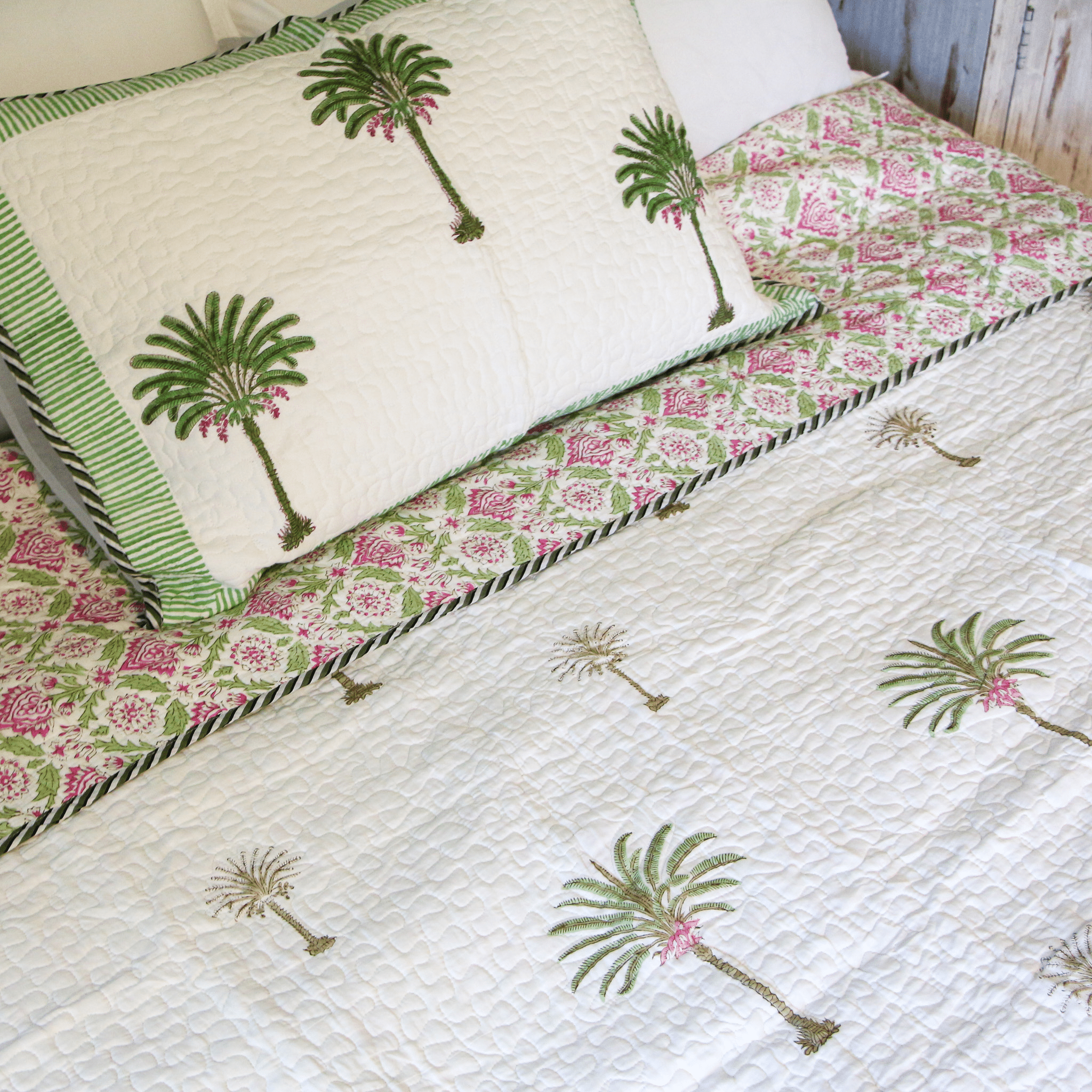 Bed linen collection at Inside Living Hong Kong: linen duvet covers, sheets and pillowcases