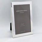 Addison Ross silver-plated photo frame with squared corners and narrow 15mm border