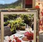 Addison Ross slender silver bamboo photo frame