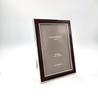Cherry enamel frame by Addison Ross, 4 x 6 inch format in portrait orientation