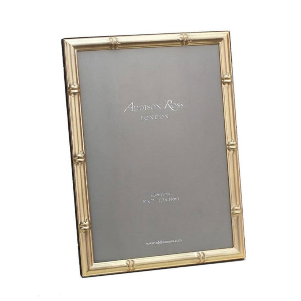 Addison Ross slender gold bamboo photo frame