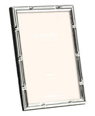 Silver bamboo photo frame by Addison Ross