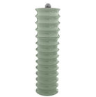 Twister salt and pepper mill in sage green gloss lacquer with a ceramic grinder