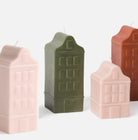 Amsterdam house-shaped candle in paraffin wax by Citta