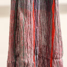 Hand-woven silk scarf with an arrow diamond pattern, 60 x 180 cm, India