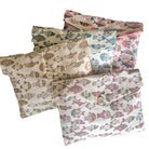 Kids' fish-print cotton pyjamas in taupe, blue, coral and pale purple
