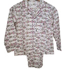 Pale purple fish-print kids' pyjama set
