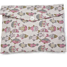 Kids' fish-print long pyjamas in pale purple
