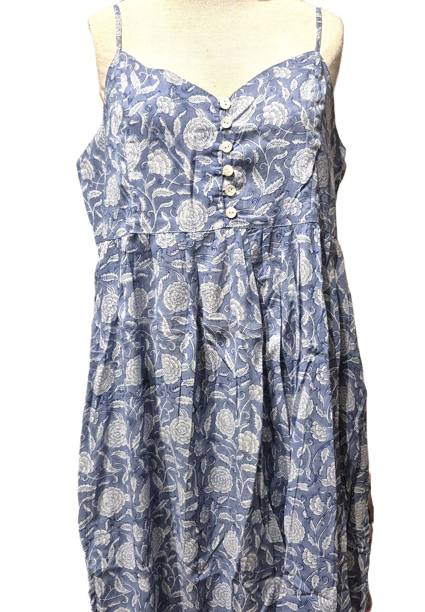 Block-print cotton sundress, Blair design