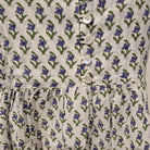 Block-print cotton sundress, Violet design