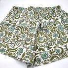 Eloise block-print cotton pyjama set with envelope bag