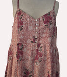 Block-print cotton sundress, Pinky design