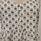 Block-print cotton sundress, Millet design