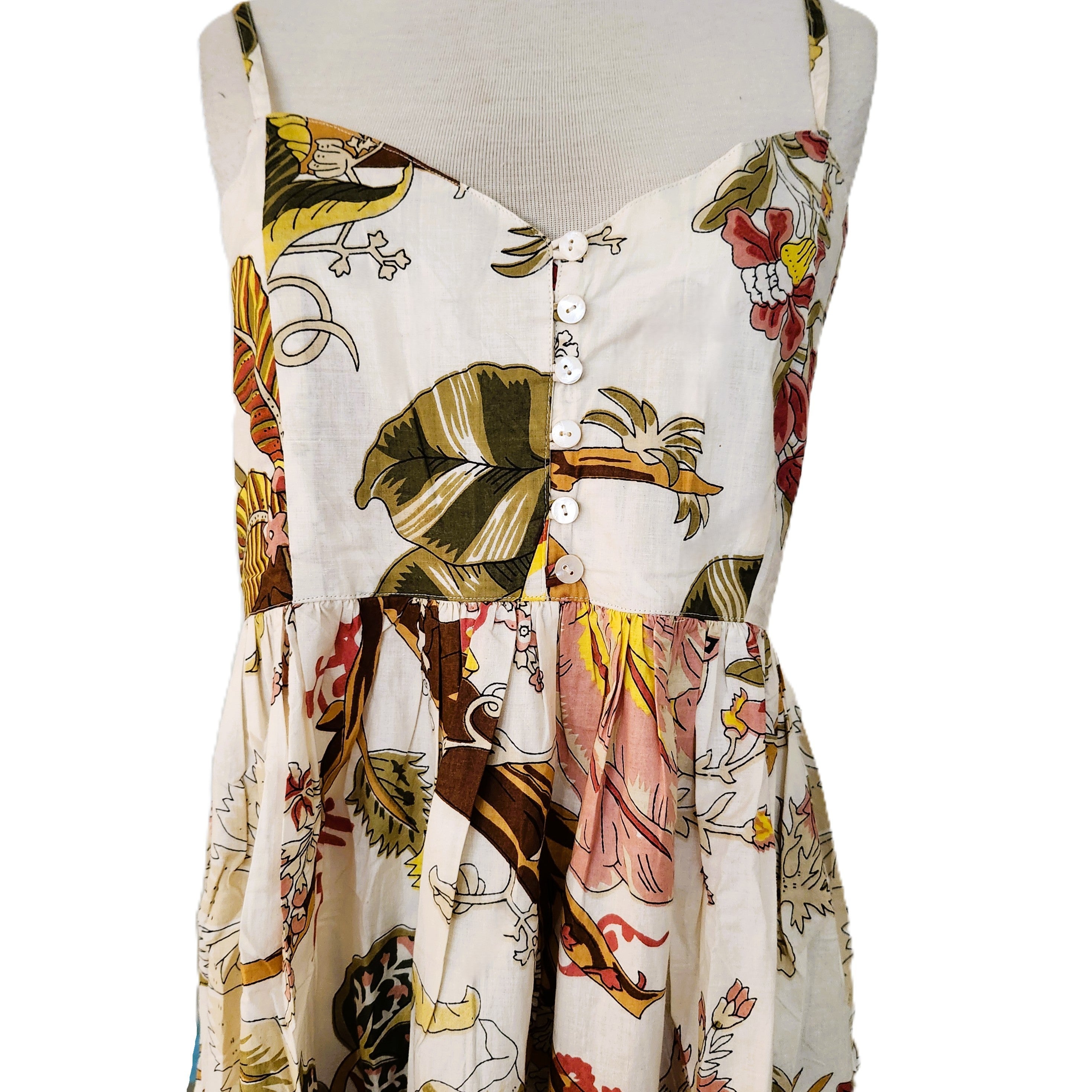 Block-print cotton sundress, Estella design