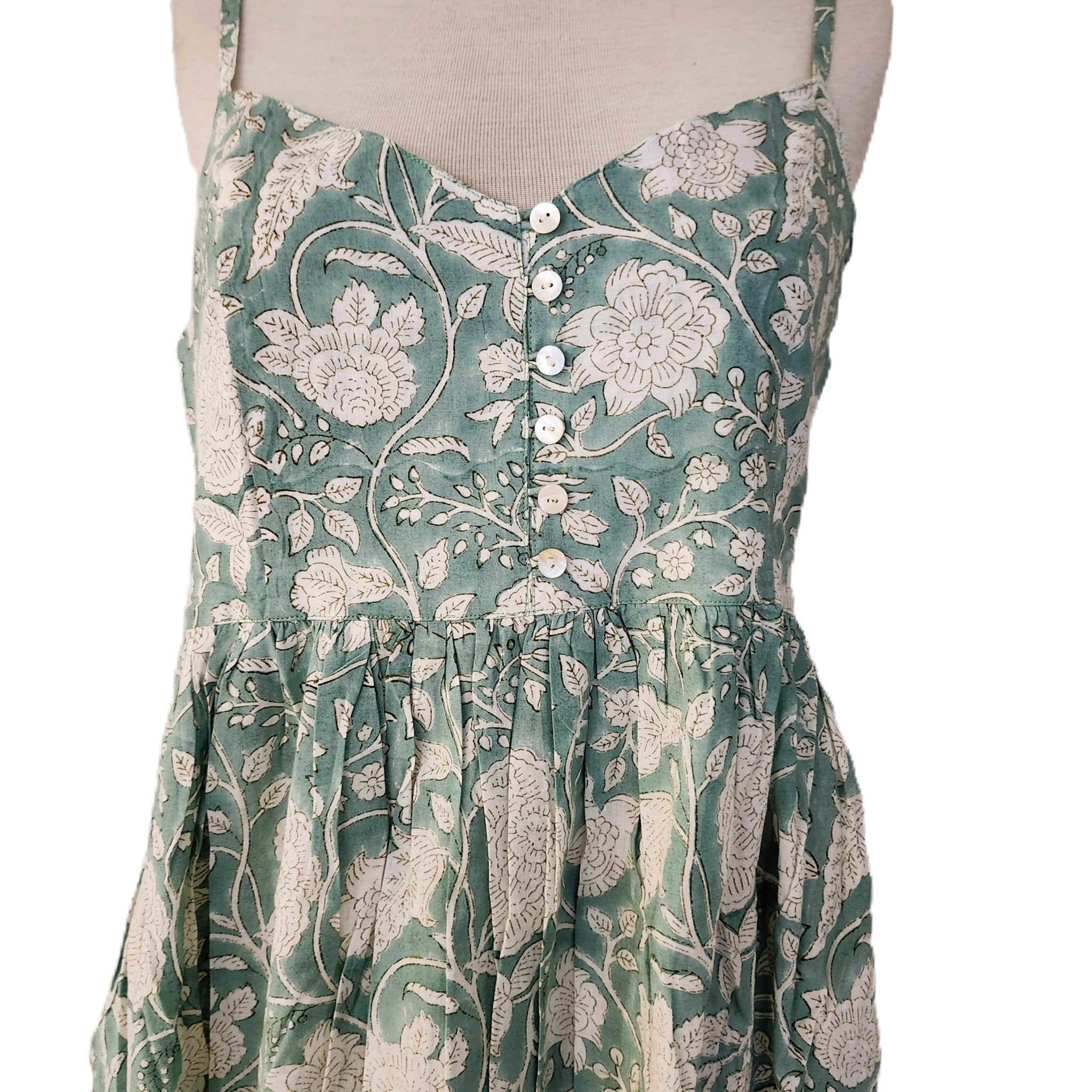 Block-print cotton sundress, Lottie design