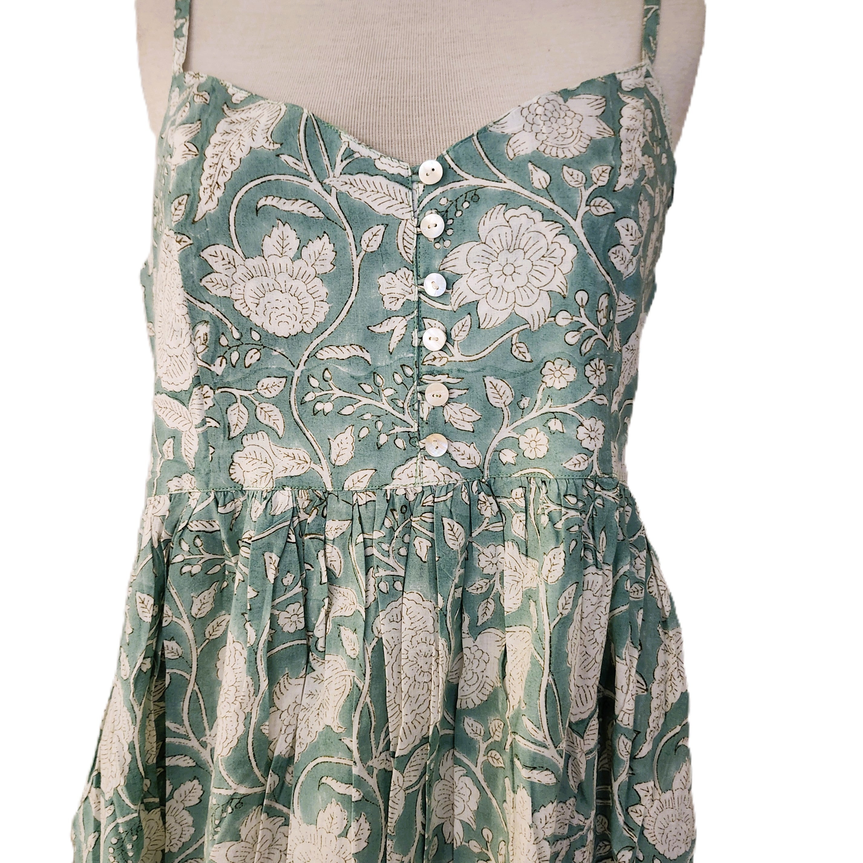 Block-print cotton sundress, Lottie design